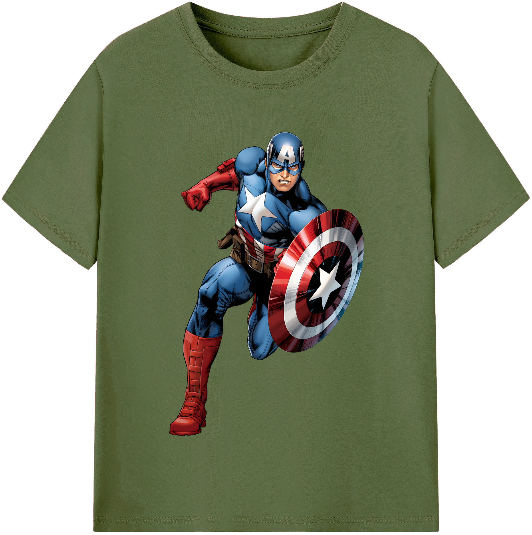 （画像用） アベンジャーズ The Avengers 綿100％半袖Tシャツ（フロントプリント）